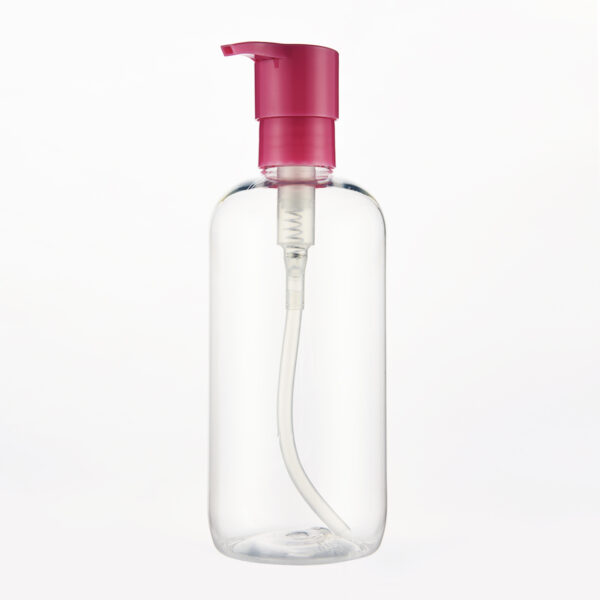 SM-SP-18 pink color shampoo pump (3)