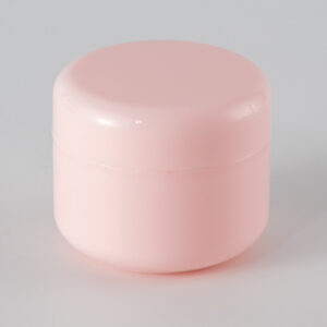 Frasco de creme rosa de plástico (2)