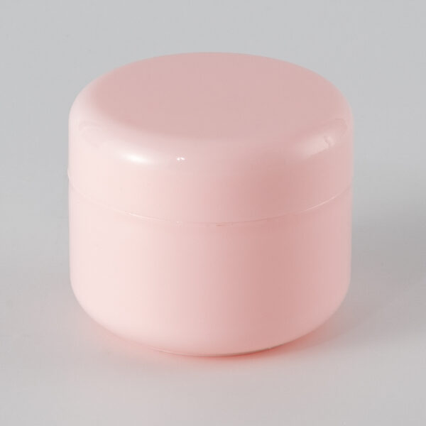 Plastic Pink Cream Jar (2)