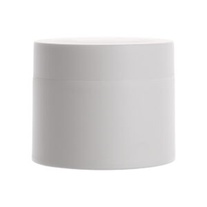 塑料白色奶油罐 (2)