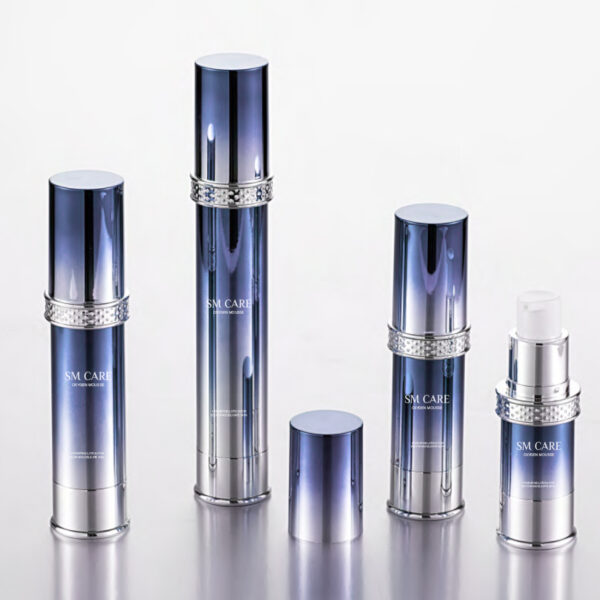 Blue Sliver Airless Bottle